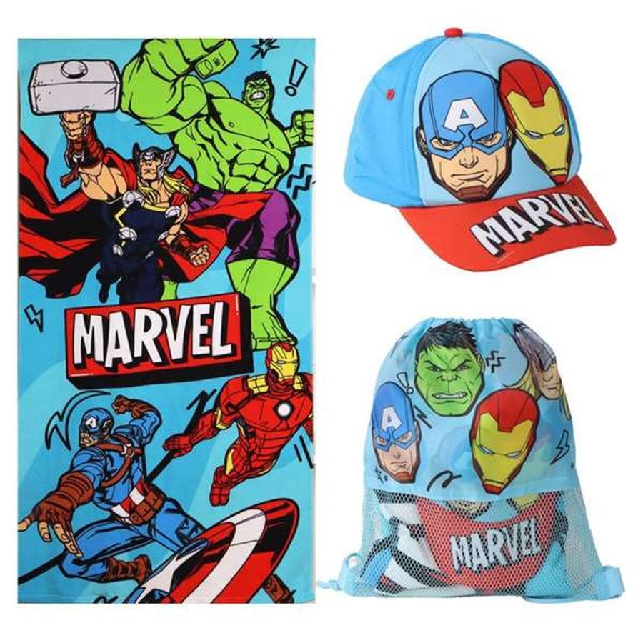 Strandh�ndkl�de The Avengers 70 x 140 cm (3 Dele) #1