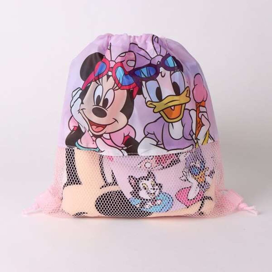 Strandh�ndkl�de Minnie Mouse Pink 70 x 140 cm #2