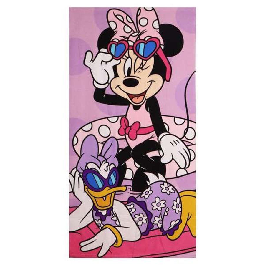 Strandh�ndkl�de Minnie Mouse Pink 70 x 140 cm #4