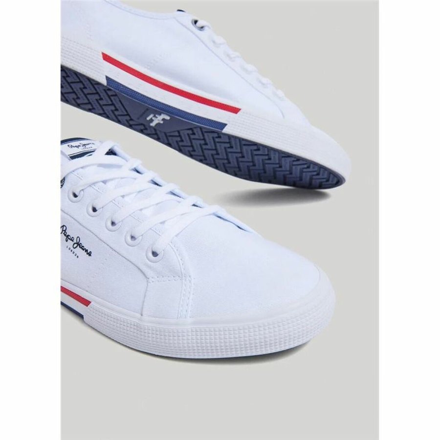 Kondisko til M�nd Pepe Jeans Brady Men Basic Hvid #6