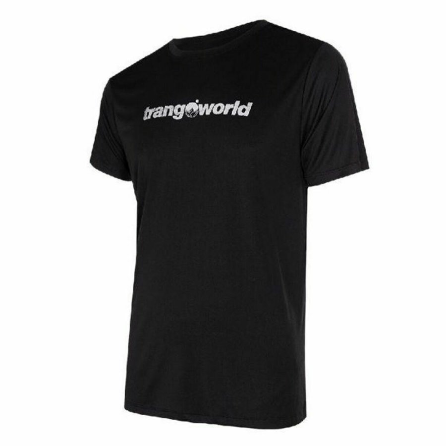 Kort�rmet T-shirt til M�nd Trangoworld Cajo Th Sort #1