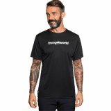 Kort�rmet T-shirt til M�nd Trangoworld Cajo Th Sort #2