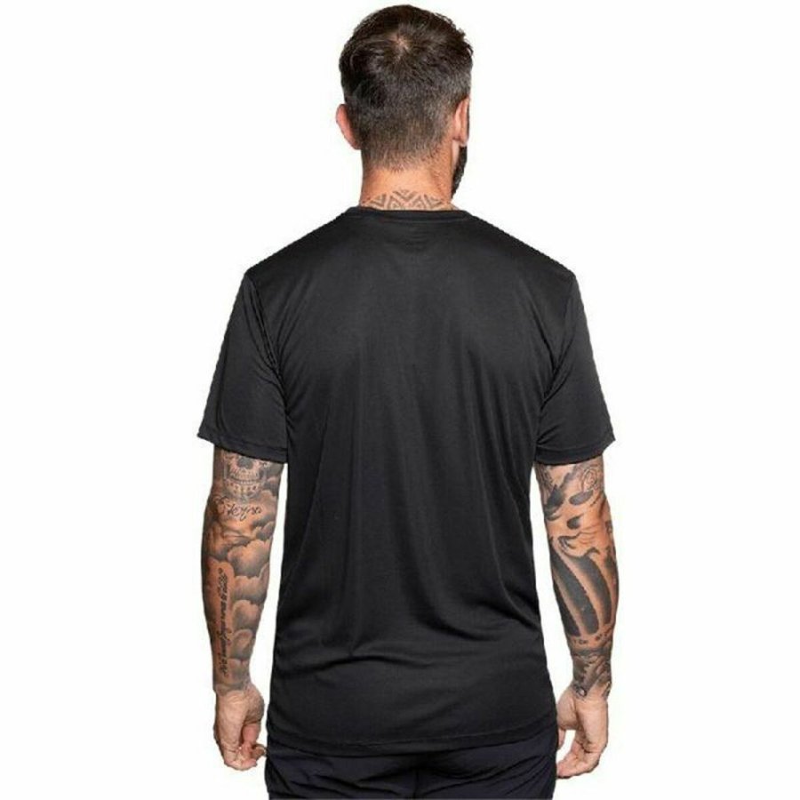 Kort�rmet T-shirt til M�nd Trangoworld Cajo Th Sort #3
