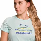 Kortrmet T-shirt til Kvinder Trangoworld Trangoworld Sihl Akvamarin #3
