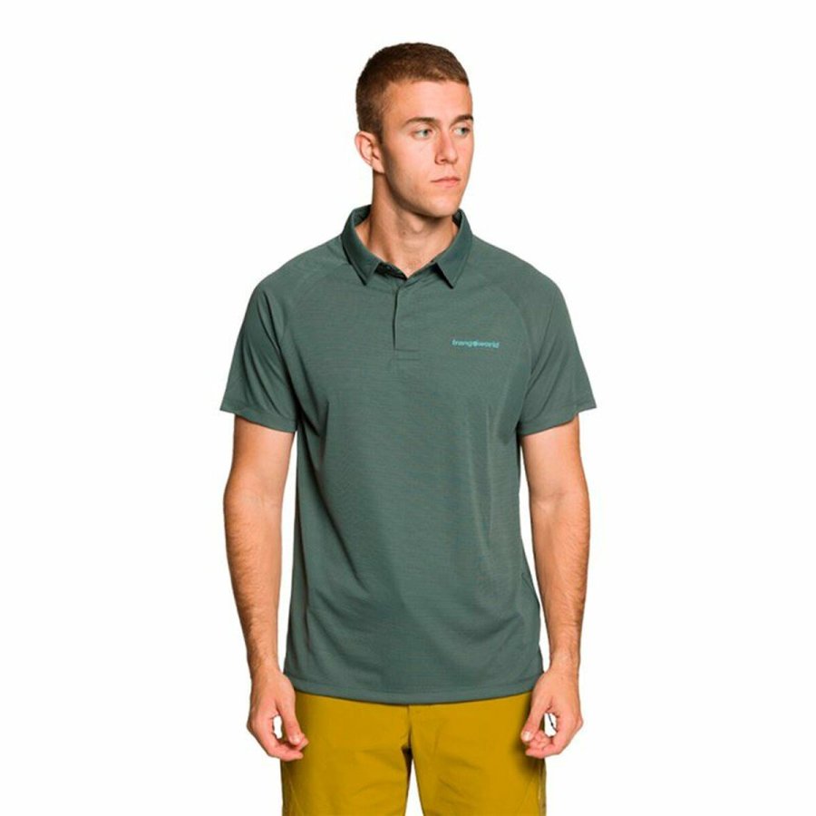 Kort�rmet Polotr�je til M�nd Trangoworld Bonete  Bl� #2