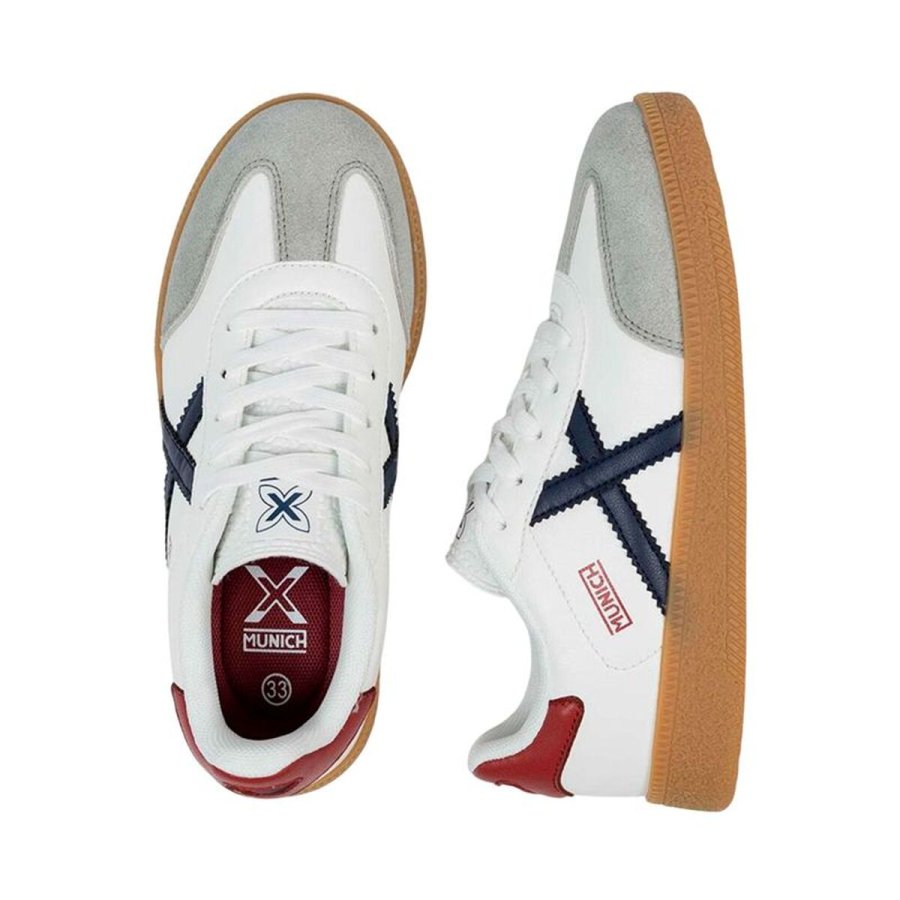 Herre sneakers Munich Mini Barru 10 Hvid #4
