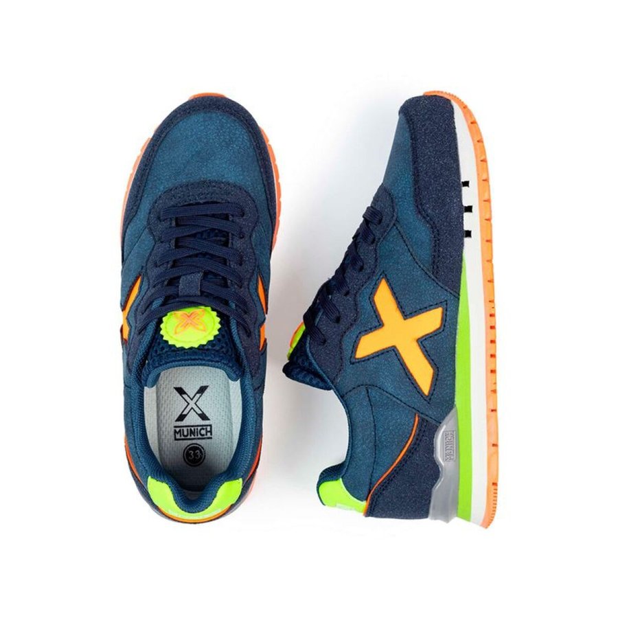 Sportssko til b�rn Munich Dash Kid 167 Bl� #4