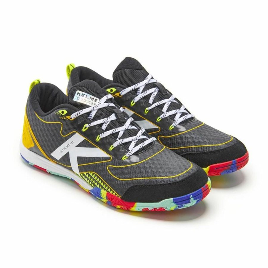 Indendrs fodboldstvler til voksne Kelme Stiletto Gul Sort Unisex #3
