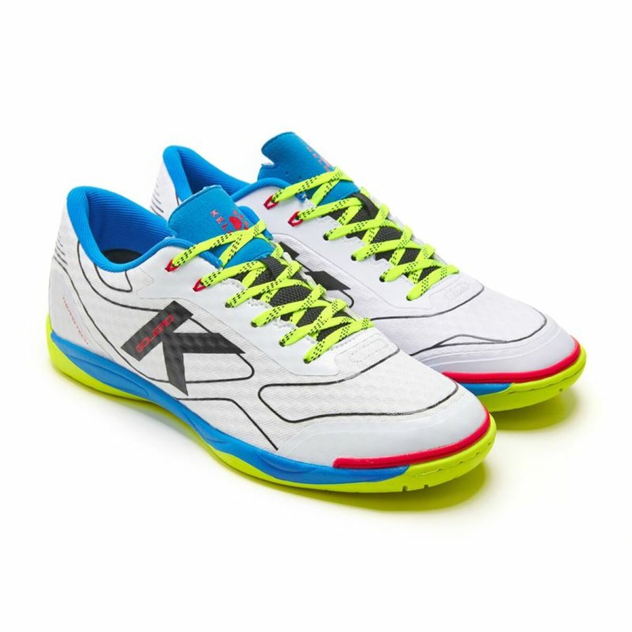 Indendrs fodboldstvler til voksne Kelme Goleiro Hvid Unisex #4