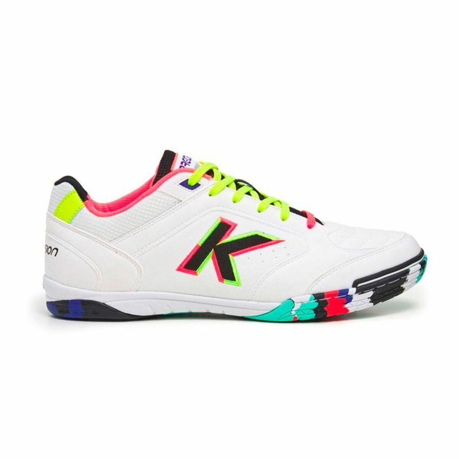 Indendrs fodboldstvler til voksne Kelme Precision Hvid #1