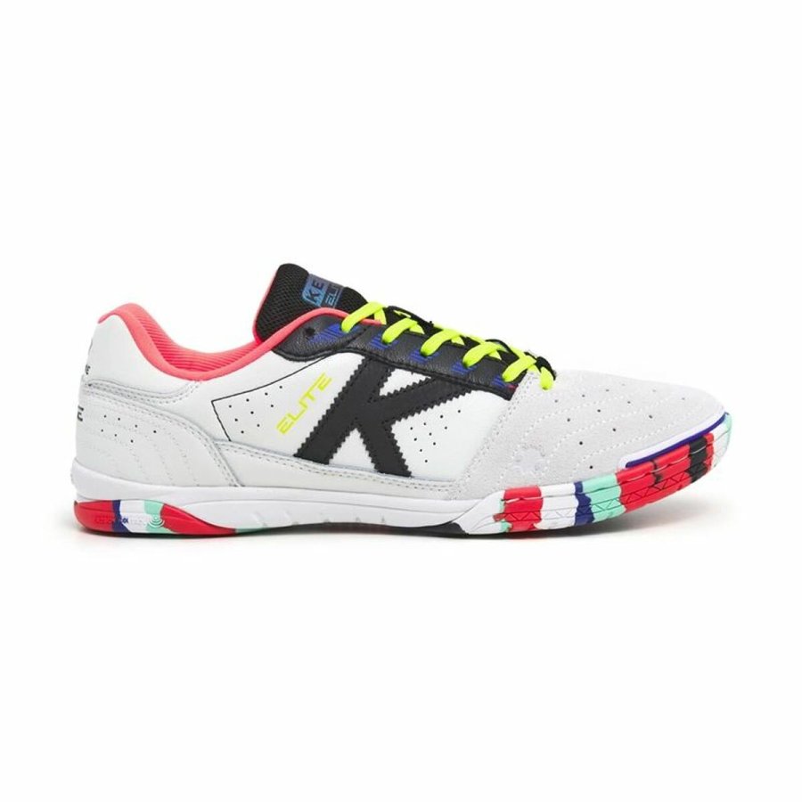 Indendrs fodboldstvler til voksne Kelme Elite Hvid Sort #1