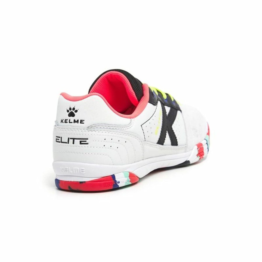 Indendrs fodboldstvler til voksne Kelme Elite Hvid Sort #3