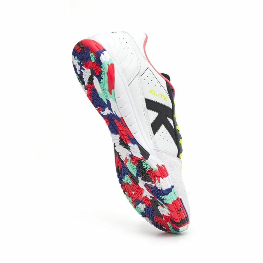 Indendrs fodboldstvler til voksne Kelme Elite Hvid Sort #5