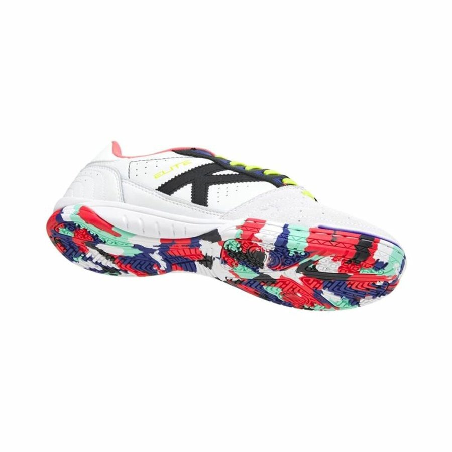 Indendrs fodboldstvler til voksne Kelme Elite Hvid Sort #6