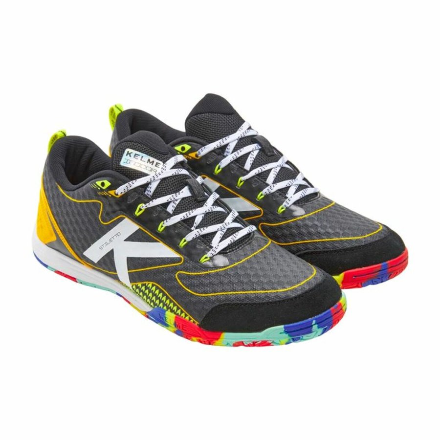 Indendrs fodboldstvler til brn Kelme Stiletto Sort #4