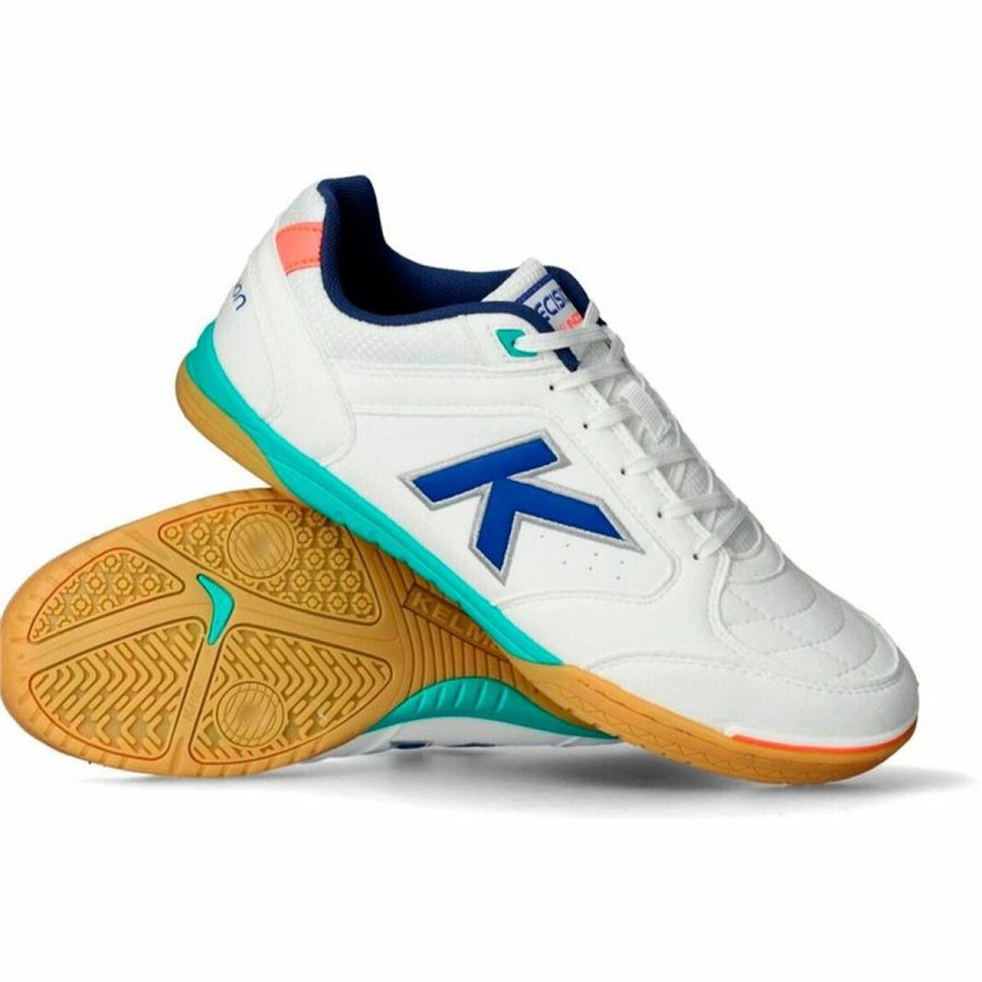 Indendrs fodboldstvler til voksne Kelme Precision Hvid #4