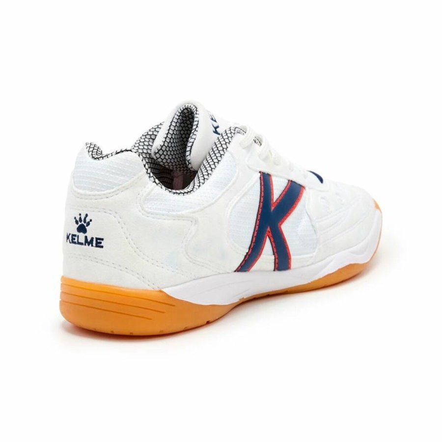 Indendrs fodboldstvler til voksne Kelme Indoor Copa Elastic Hvid #4
