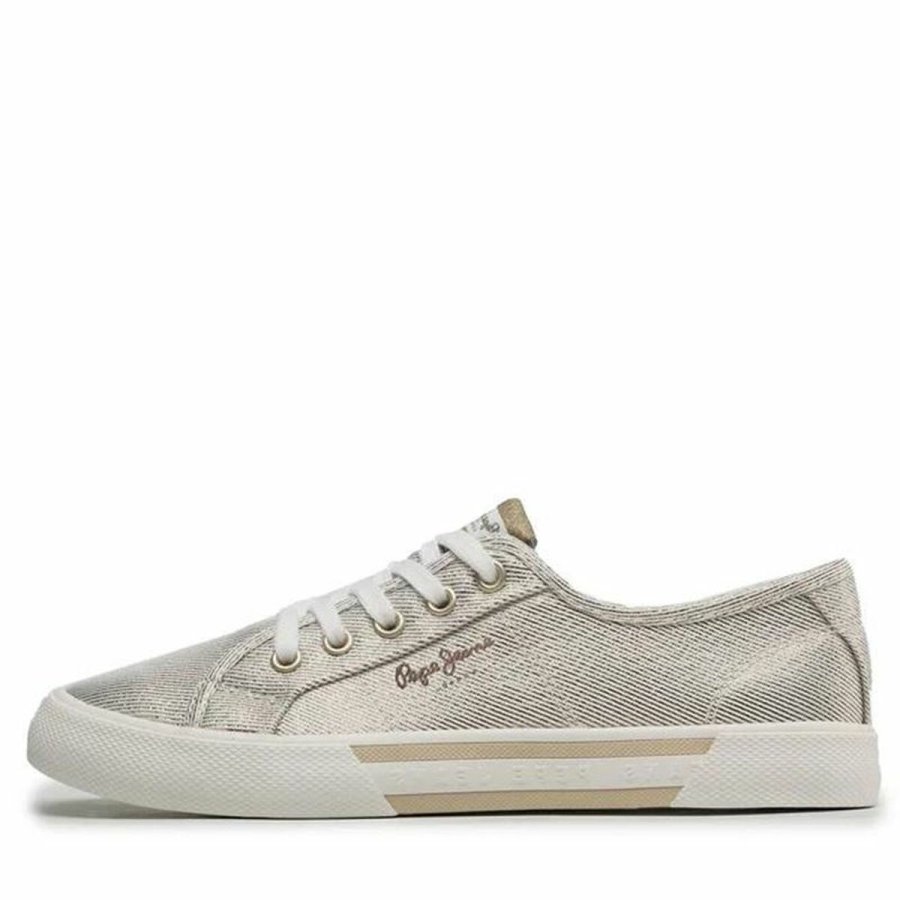 Sportssneakers til damer Pepe Jeans Brady Party Okker #2