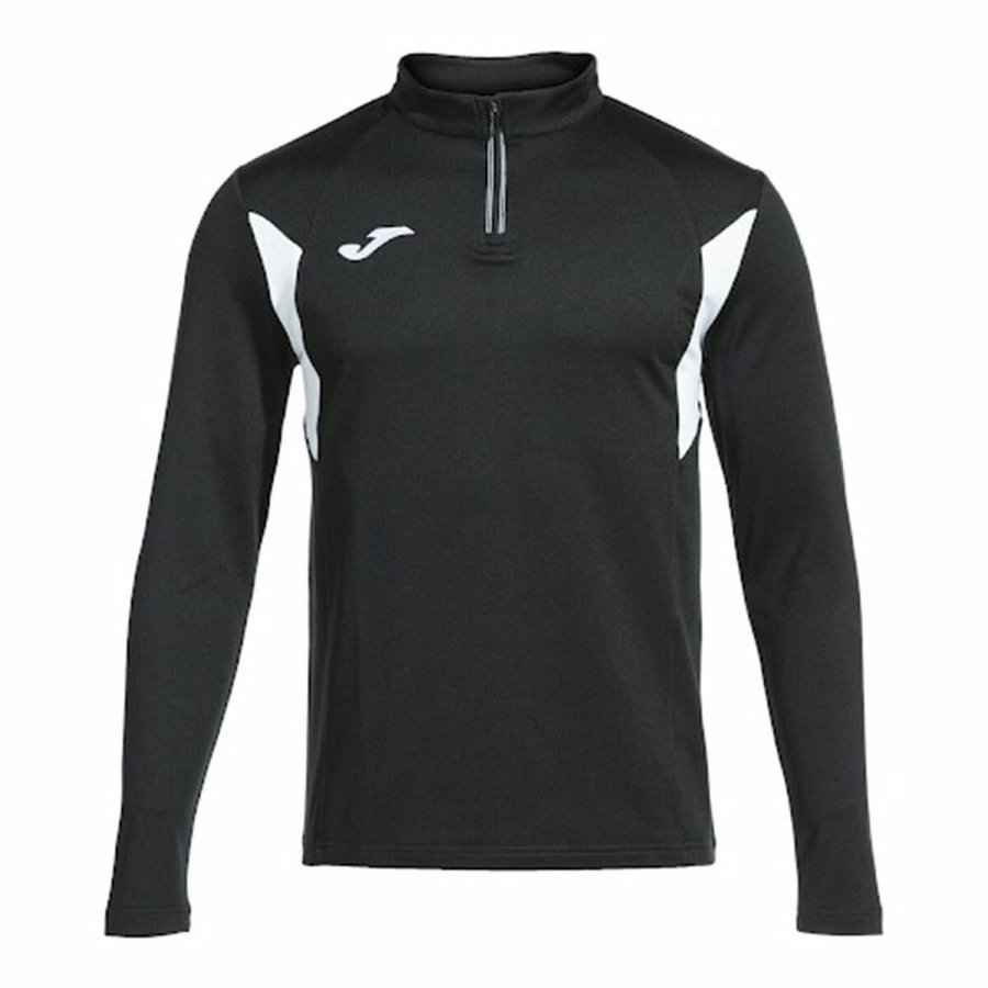 Trning sweatshirt til voksne Joma Sport Winner III Hvid Sort #1