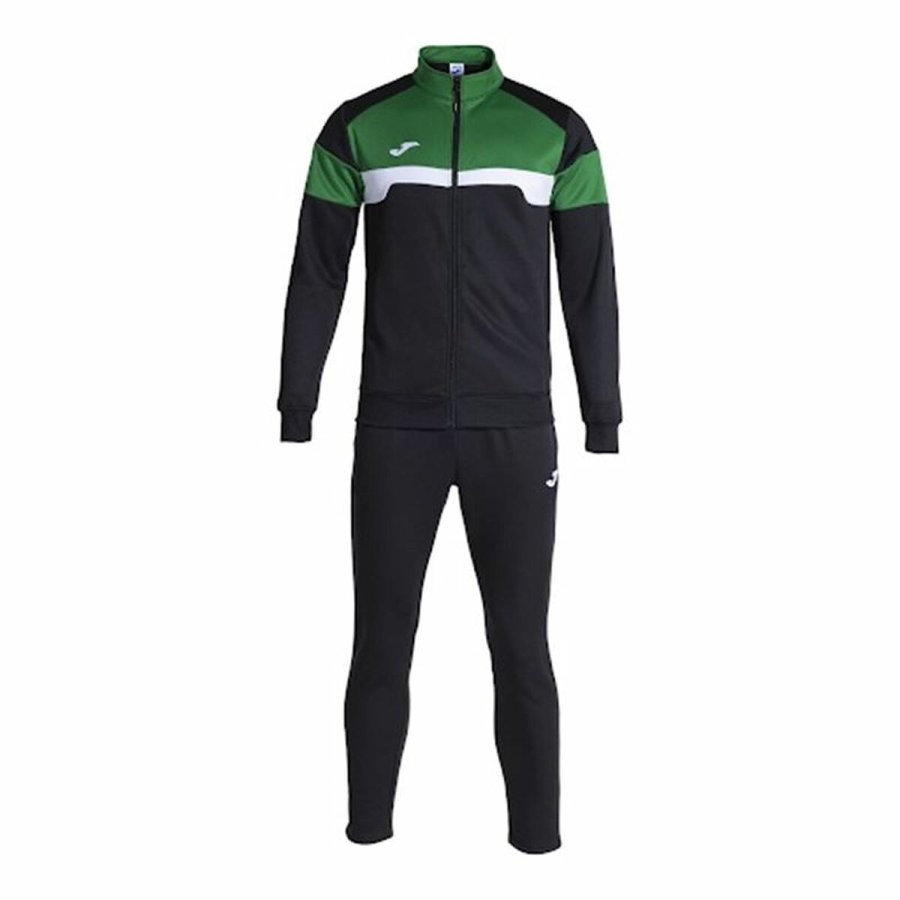Trningsdragt til brn Joma Sport Danubio III Sort Grn 2 Dele #2
