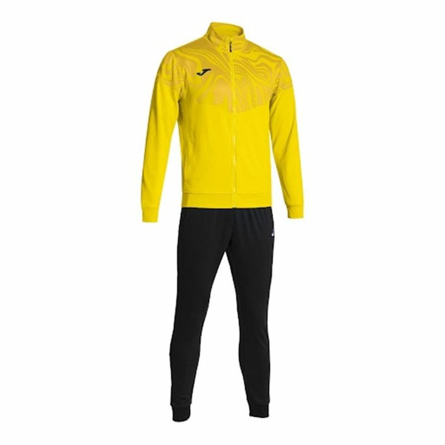 Trningsdragt til brn Joma Sport Lion II Gul Sort #1