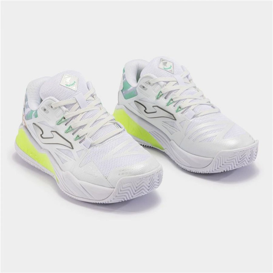 Kvinde Casual Sneakers Joma Sport Spin 2402 Hvid Grn #4