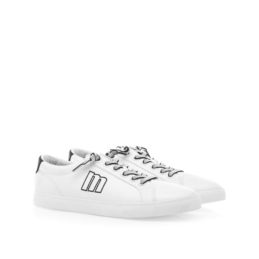 Sportssneakers til damer Mustang Murri White ucky Black 60142 C56166 Hvid #2