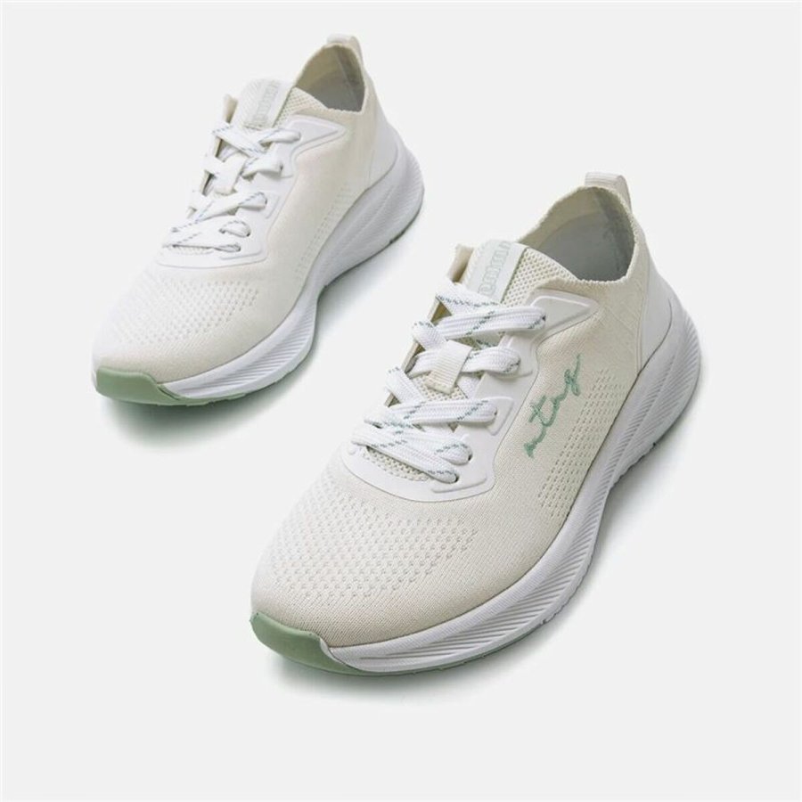 Kvinde Casual Sneakers Mustang Somo Hvid Beige #3