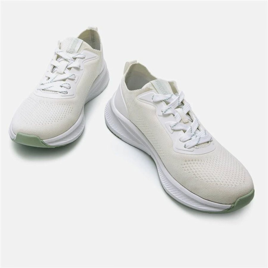 Kvinde Casual Sneakers Mustang Somo Hvid Beige #5
