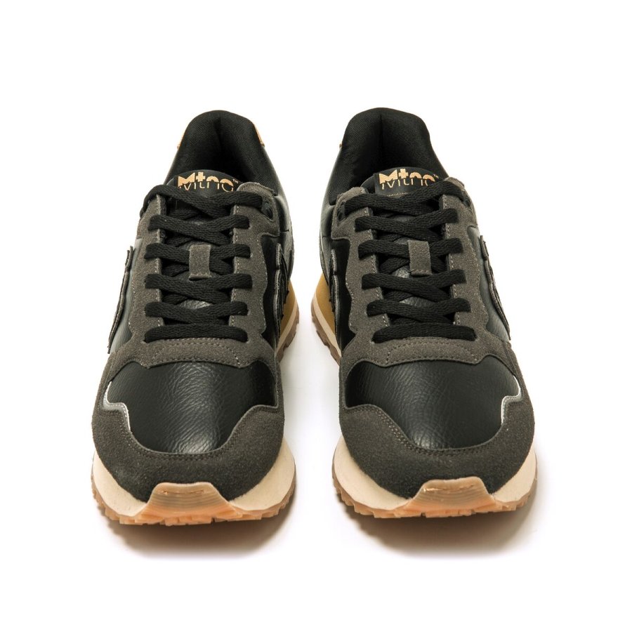 Herre sneakers Mustang Sady Pewter Abatany 84427 C56414 Sort #2