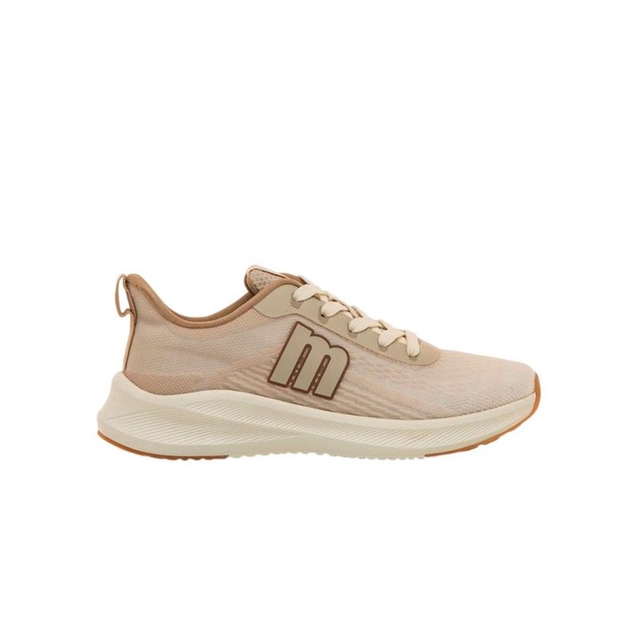 Kvinde Casual Sneakers Mustang Somo Beige #1