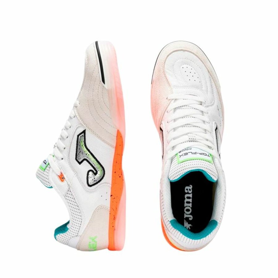 Indendrs fodboldstvler til voksne Joma Sport Top Flex 2532 Hvid #3