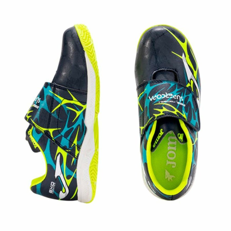 Indendrs fodboldstvler til brn Joma Sport Sala Max Jr 2503 Mrkebl #3
