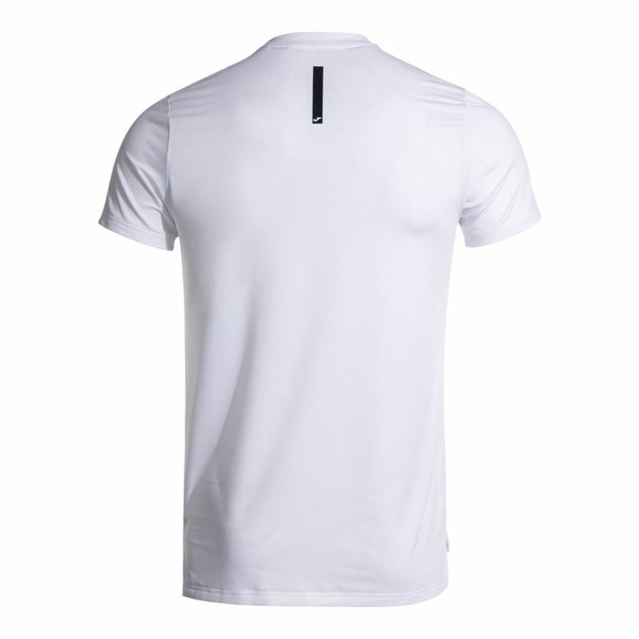 Kortrmet T-shirt til Mnd Joma Sport R-City Hvid #2