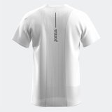 Kortrmet T-shirt til Mnd Joma Sport R-City Hvid #2