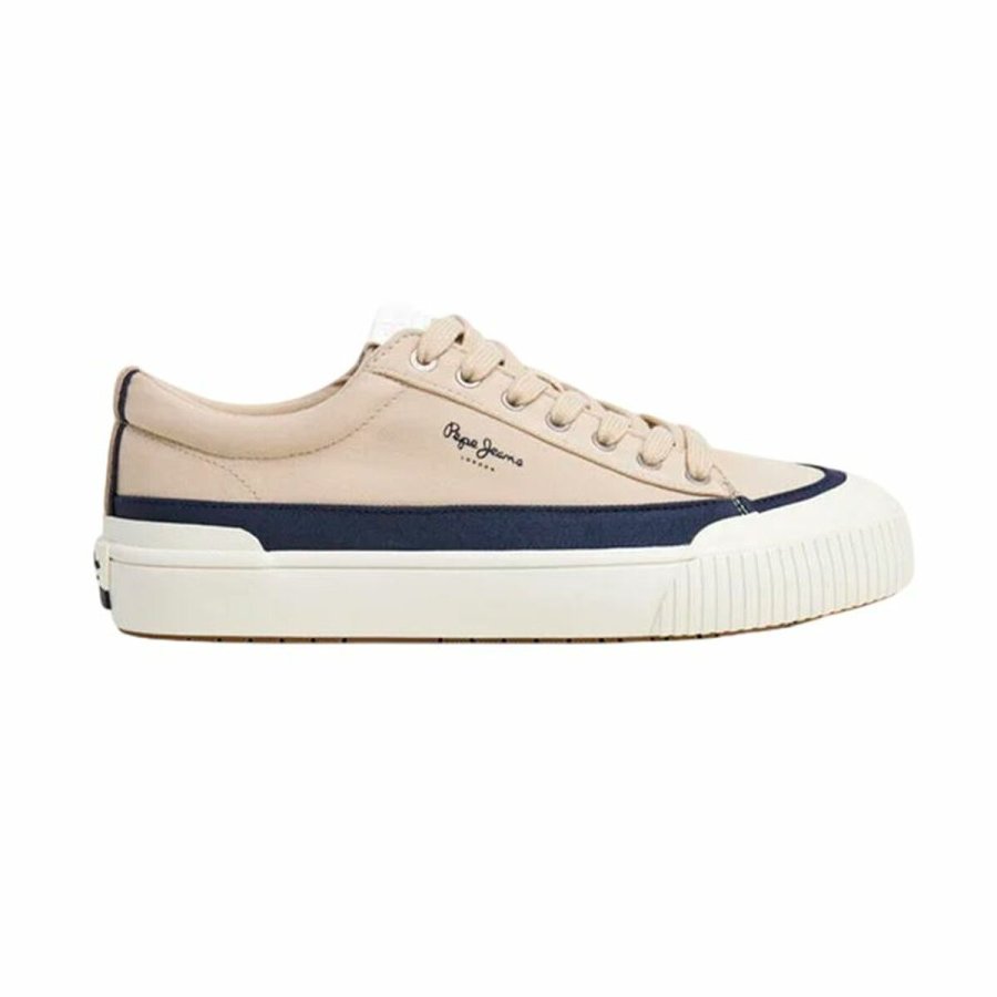 Herre sneakers Pepe Jeans Ben Wash Hvid #1