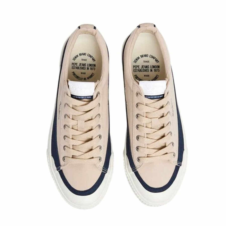 Herre sneakers Pepe Jeans Ben Wash Hvid #3