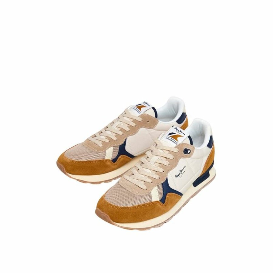 Herre sneakers Pepe Jeans Brit Camp Lys brun #3