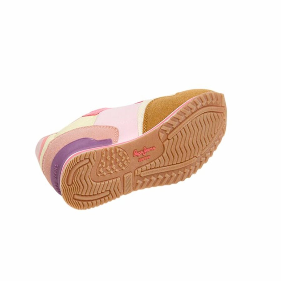 Sportssneakers til damer Pepe Jeans London Band G Lys brun #4