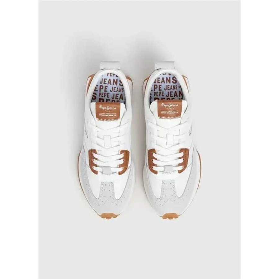 Kvinde Casual Sneakers Pepe Jeans Lucky Class Hvid #2