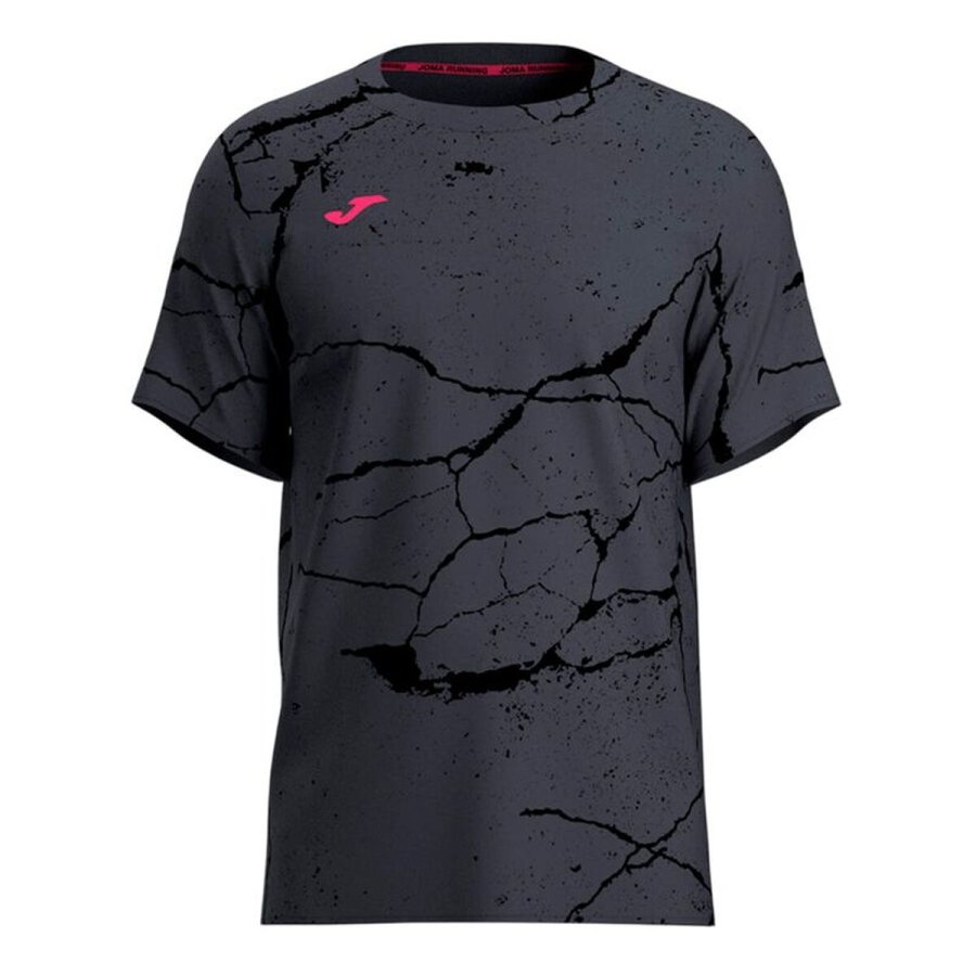 Kort�rmet T-shirt til M�nd Joma Sport R-Night Pro Sort #1