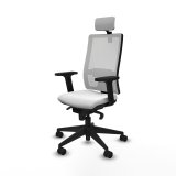 Kontorstol med hovedgrde Piqueras y Crespo 2D066N2 Hvid #2