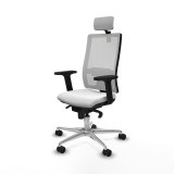 Kontorstol med hovedgrde Piqueras y Crespo 2D086N2 Hvid #2