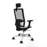 Kontorstol med hovedgrde Piqueras y Crespo 2D086N2 Hvid #6