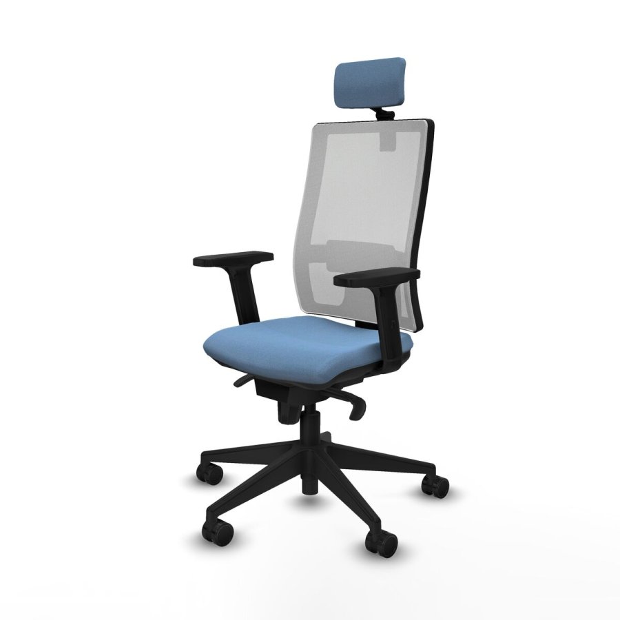 Kontorstol med hovedgrde Piqueras y Crespo 2D066N2 Himmelbl #2