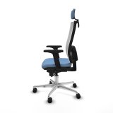 Kontorstol med hovedgrde Piqueras y Crespo 2D086N2 Himmelbl #3