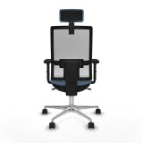 Kontorstol med hovedgrde Piqueras y Crespo 2D086N2 Himmelbl #5