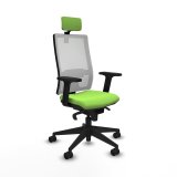 Kontorstol med hovedgrde Piqueras y Crespo 2D066N2 Pistacie #1