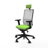 Kontorstol med hovedgrde Piqueras y Crespo 2D066N2 Pistacie #2