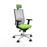 Kontorstol med hovedgrde Piqueras y Crespo 2D086N2 Pistacie #1